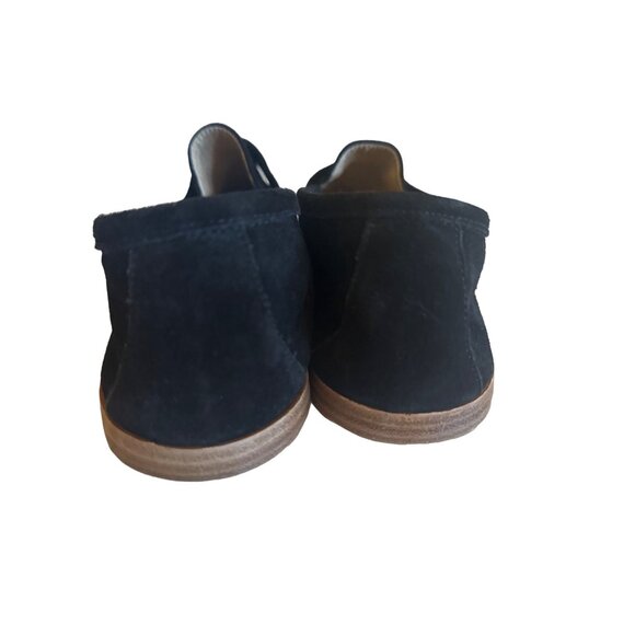 J. Crew Womans Black Suede Loafers Made In Italy Size 10M Elegant & Comfortable - Picture 4 of 8